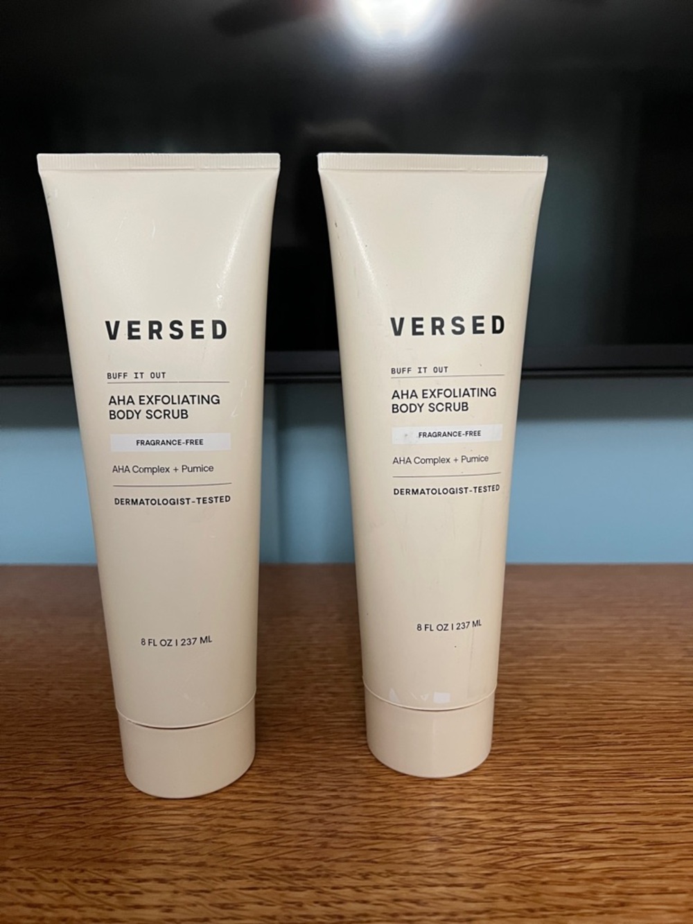 Versed aha exfoliating body scrub fragrance free